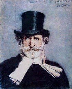 Ritratto di Giuseppe Verdi di boldini